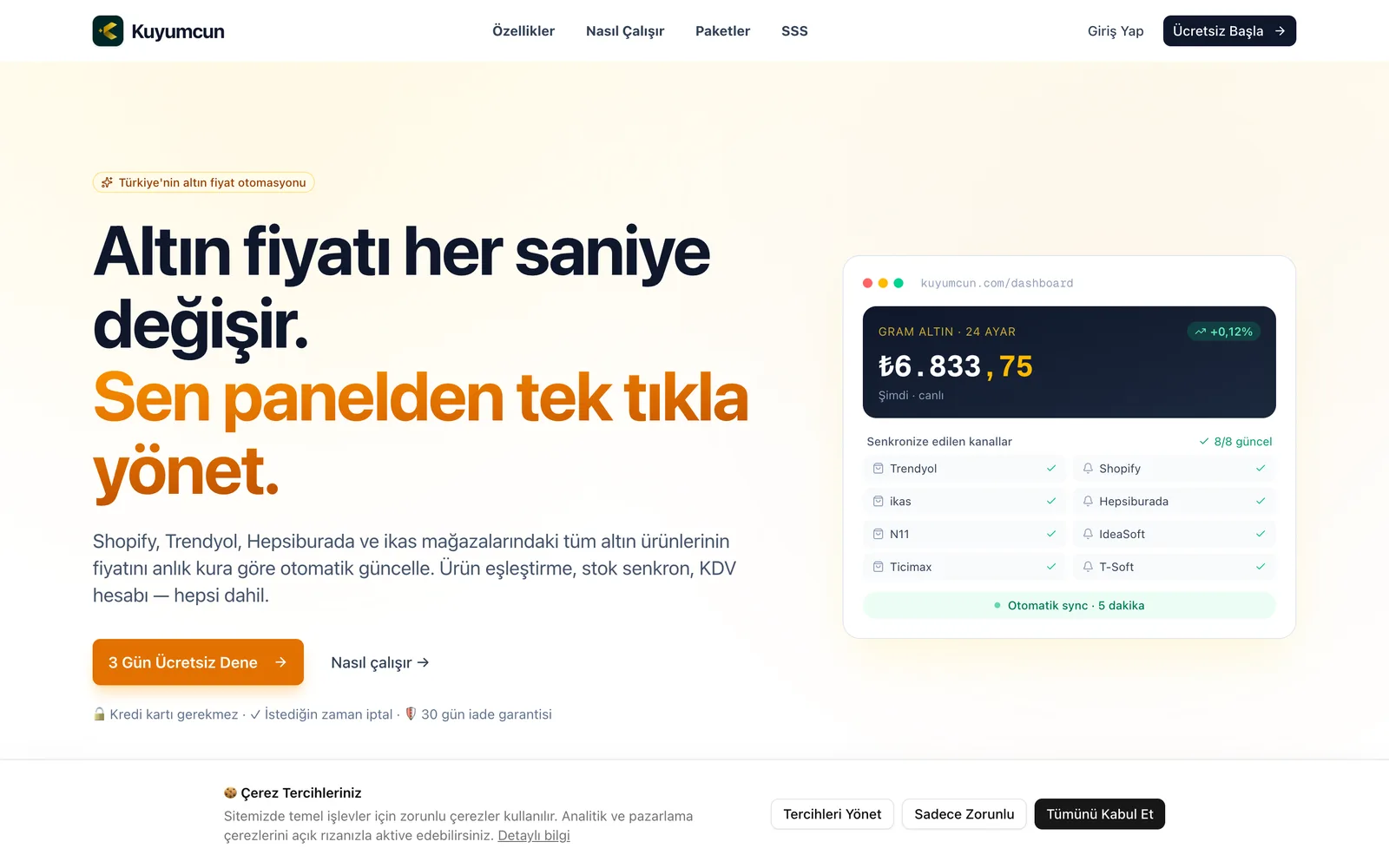 Kuyumcun — homepage