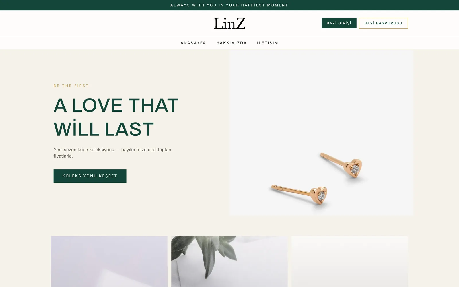LinZ Jewellery — homepage