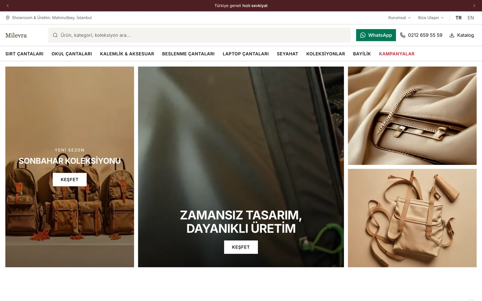 Milevra — homepage